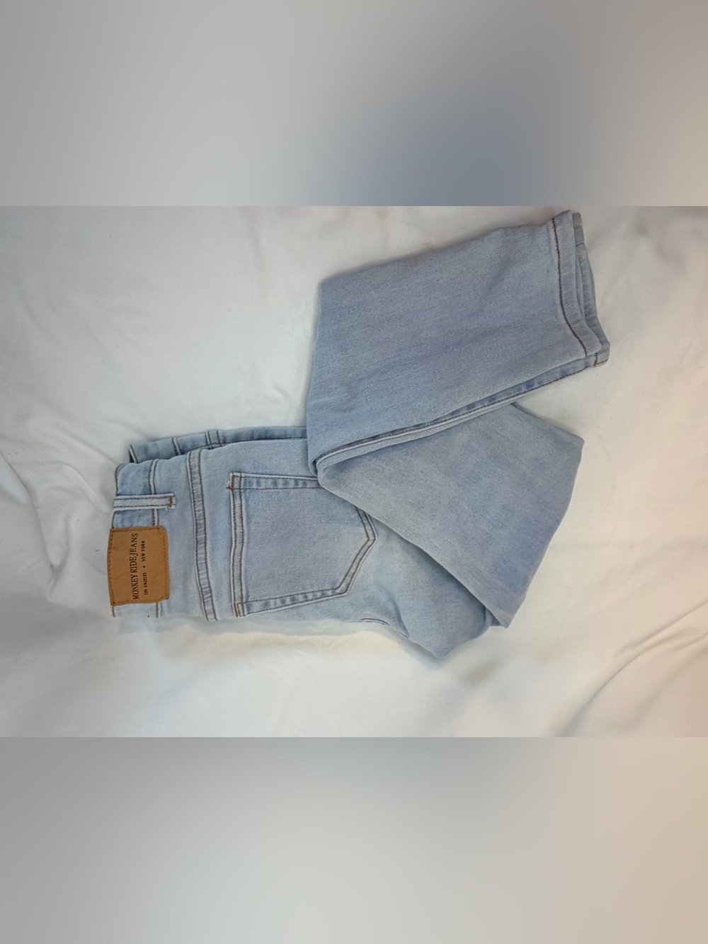 Monkey Ride Jeans Skinny Size 1/25 Light Distressed Vintage Wash